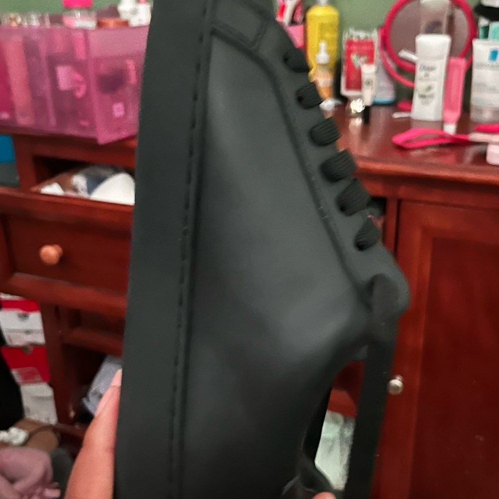 Palm Angels Black Sneakers with Bear Detail - Picture 4 of 6
